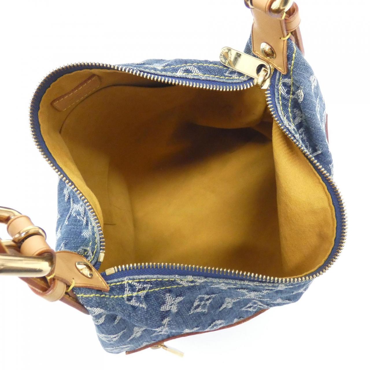 【ヴィンテージ】ルイヴィトン モノグラム デニム バギー GM M95048+J54316 ショルダーバッグ