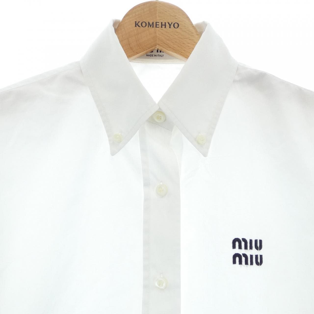 ミュウミュウ MIU MIU ポプリン シャツ MK1694 10RG シャツ