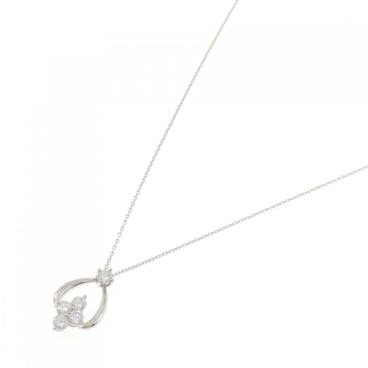 PT900/PT850 ダイヤモンド ネックレス 0.52CT