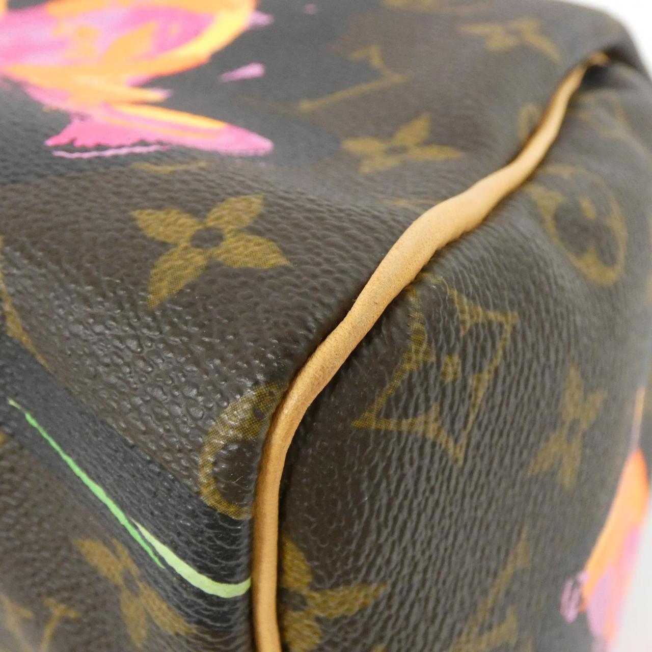 ルイヴィトン モノグラム ローズ(スティーブン スプラウス) スピーディ 30cm M48610 ボストンバッグ