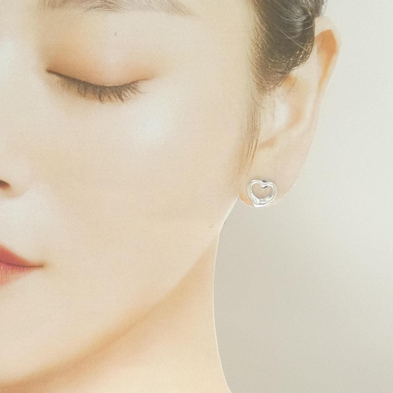 ティファニー オープンハート ピアス