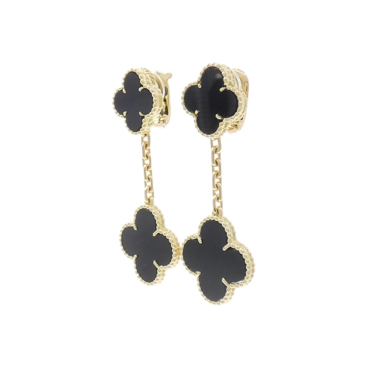 ヴァンクリーフ&アーペル マジックアルハンブラ 2モチーフ イヤリング