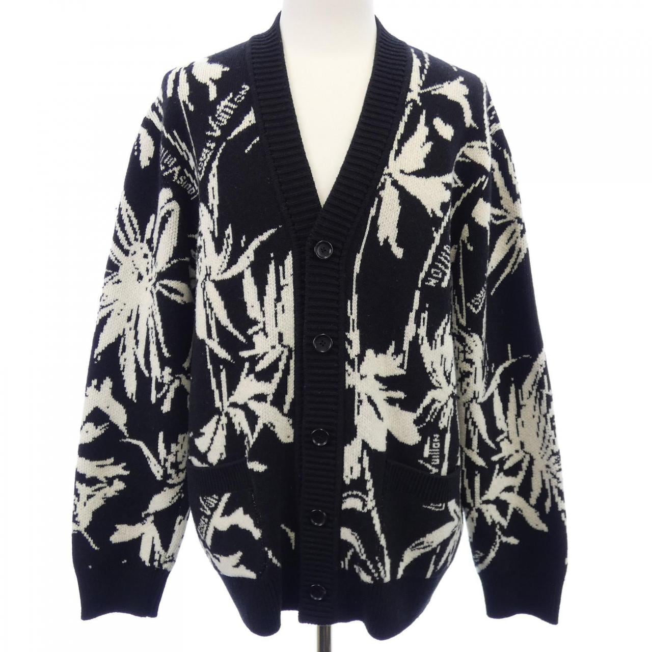 ルイヴィトン LOUIS VUITTON シスルジャカードカーディガン HON98WH56 カーディガン