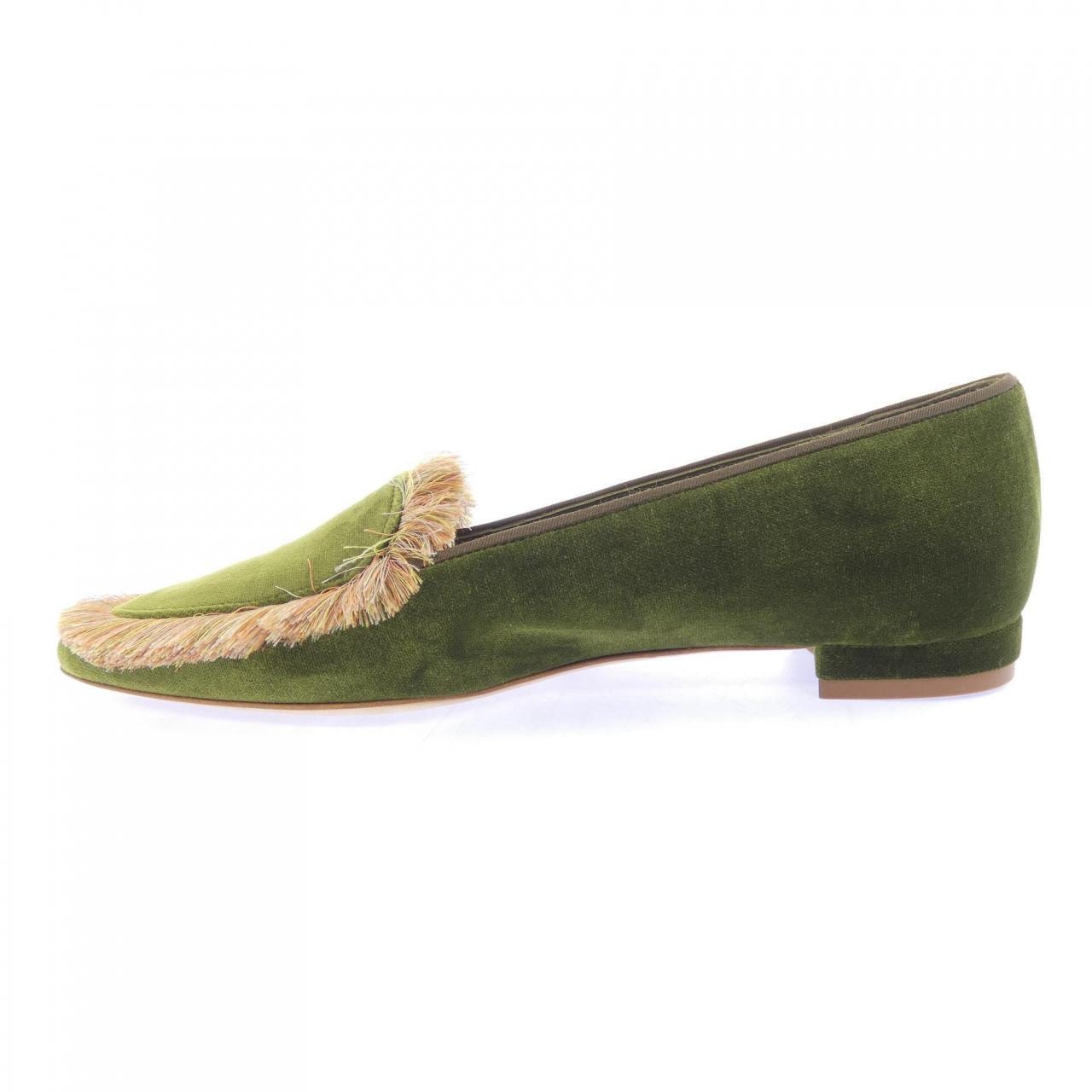 マノロブラニク MANOLO BLAHNIK AGOFRAN フラットシューズ