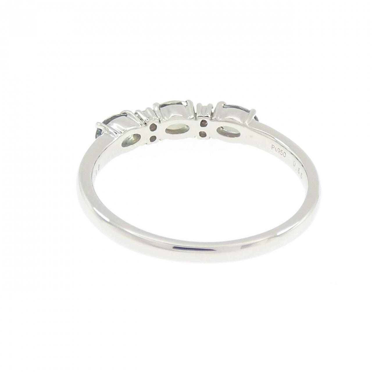 PT950 アレキサンドライト リング 0.55CT