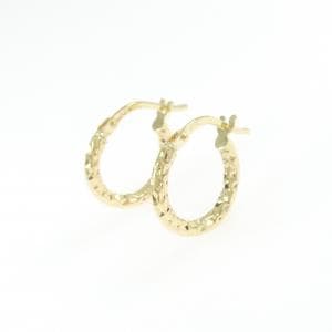 K18YG フープ ピアス