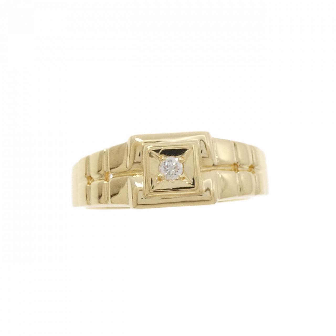 [新品] K18YG鑽石0.05CT