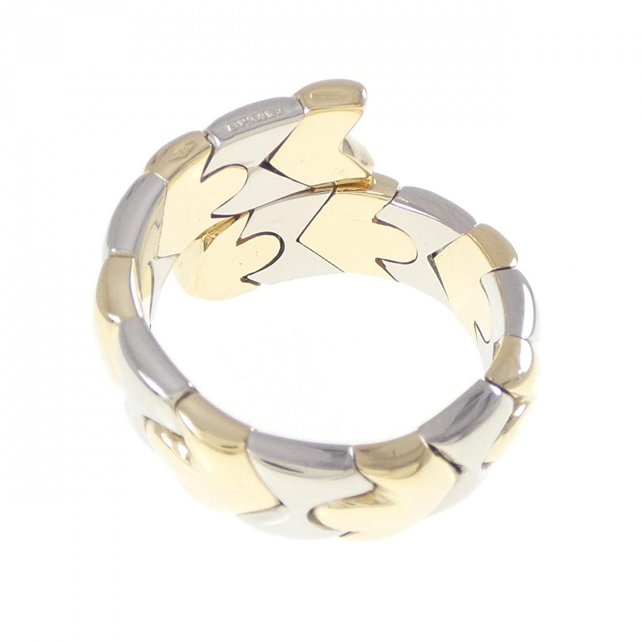 ブルガリ 750YG/750WG リング