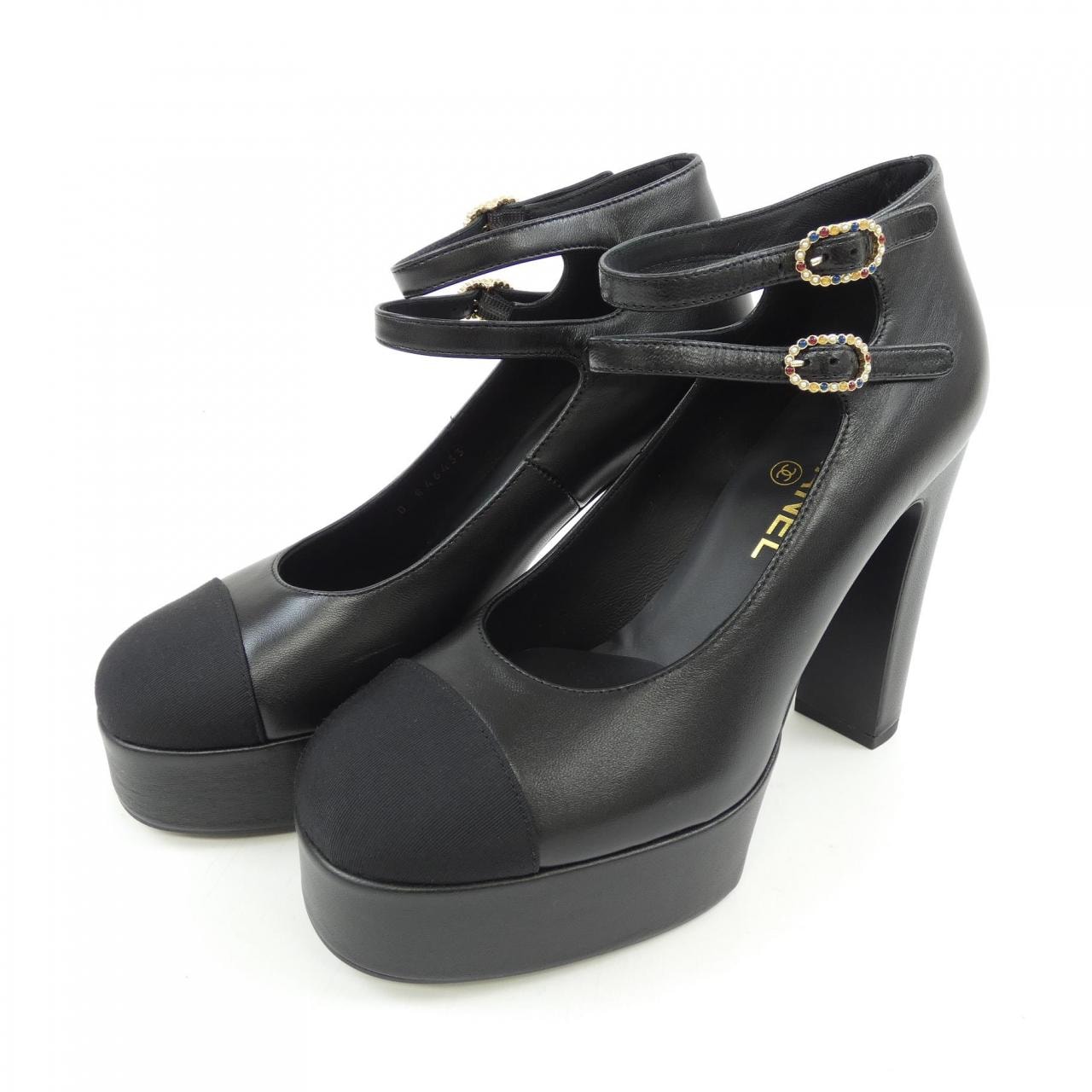 シャネル CHANEL メリージェーン MARY JANES G46433B20275 パンプス