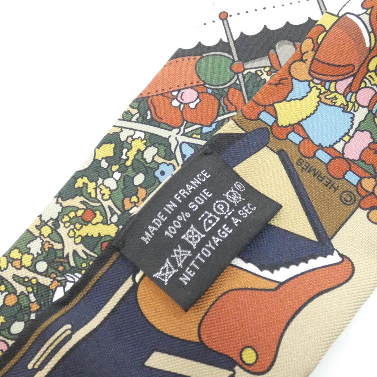 エルメス PONY PIT STOP ツイリー 064207S スカーフ