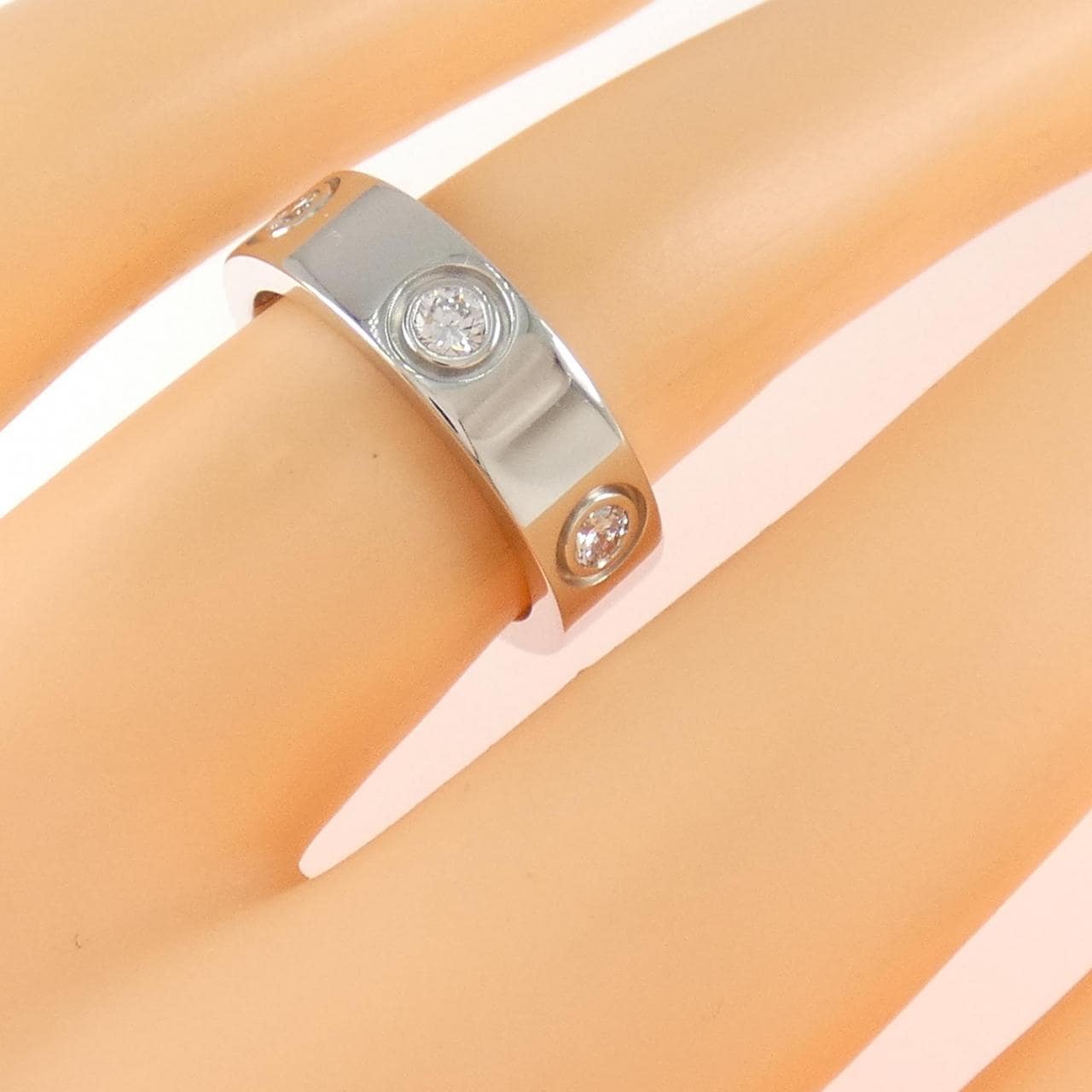 カルティエ ラブ フルダイヤ リング