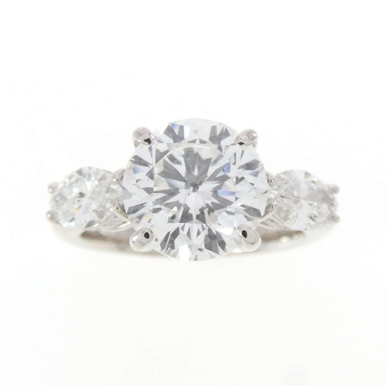 PT900 ダイヤモンド リング 3.228CT E SI2 VG