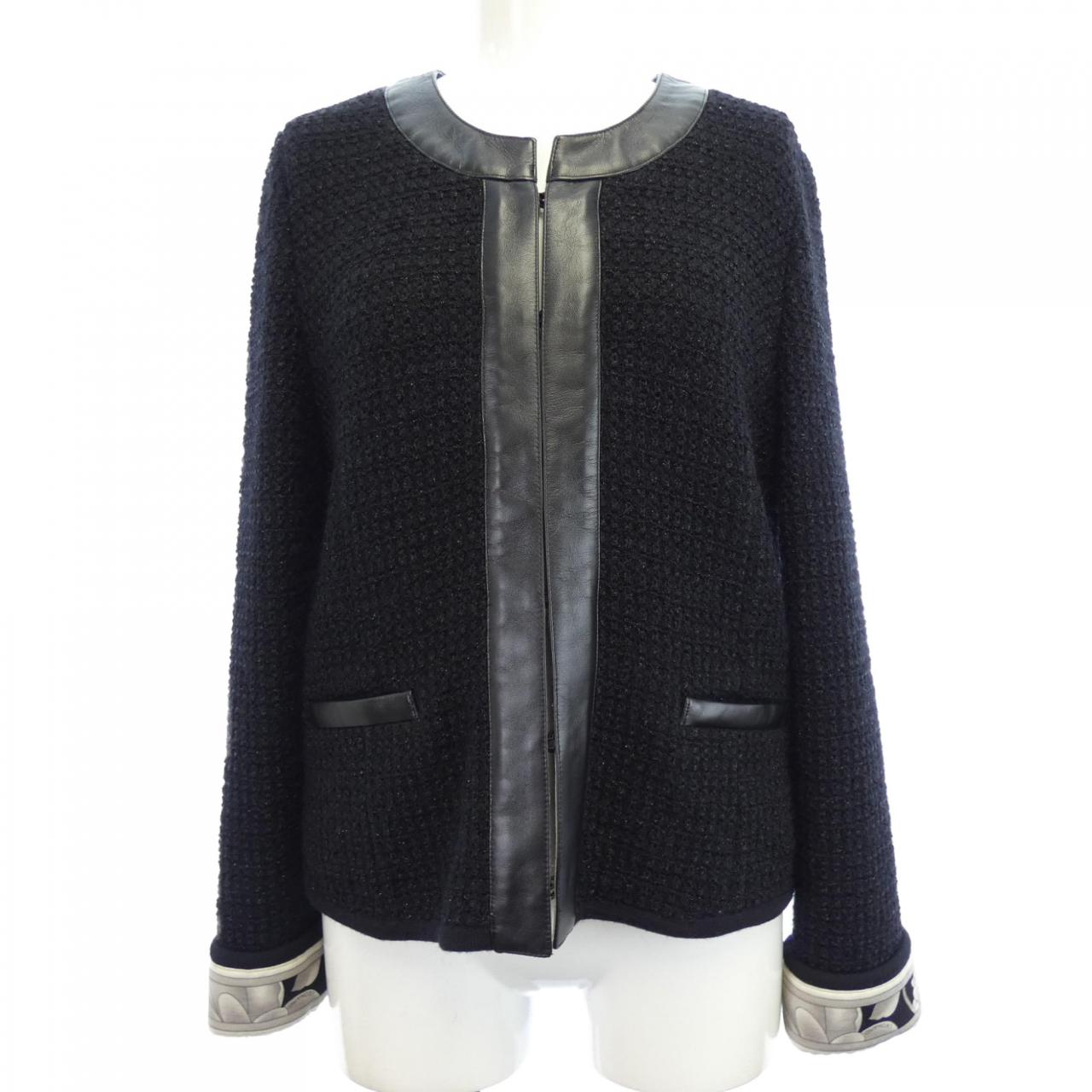 レオナールファッション LEONARD FASHION ノーカラージャケット