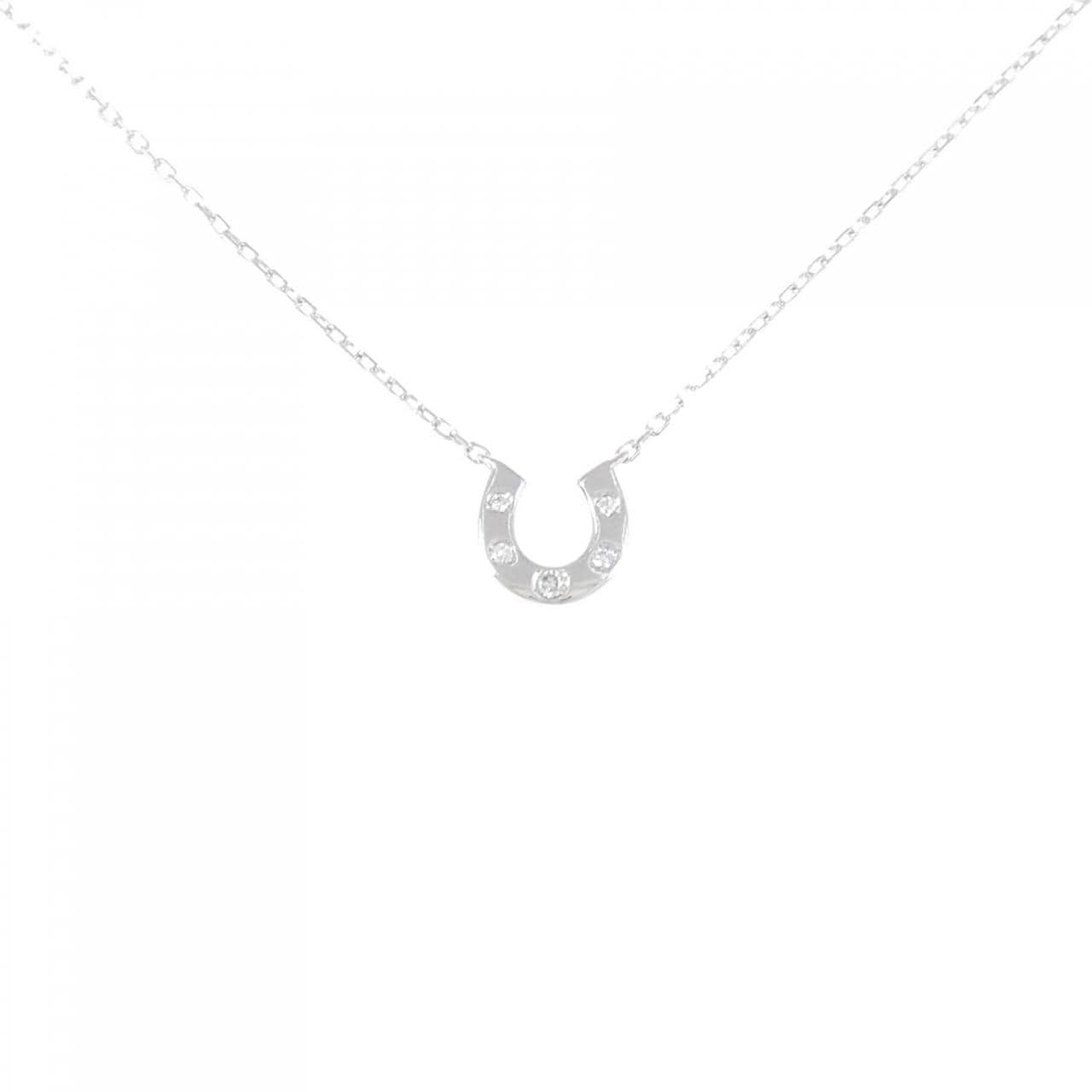 Ethe Horseshoe Diamond Necklace 0.04CT