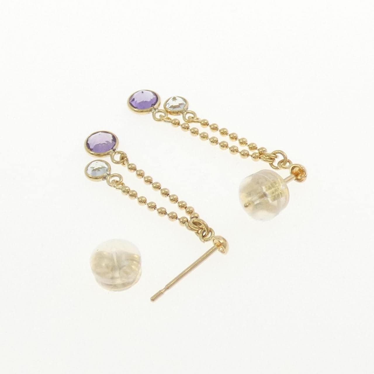 K18YG アメジスト ピアス