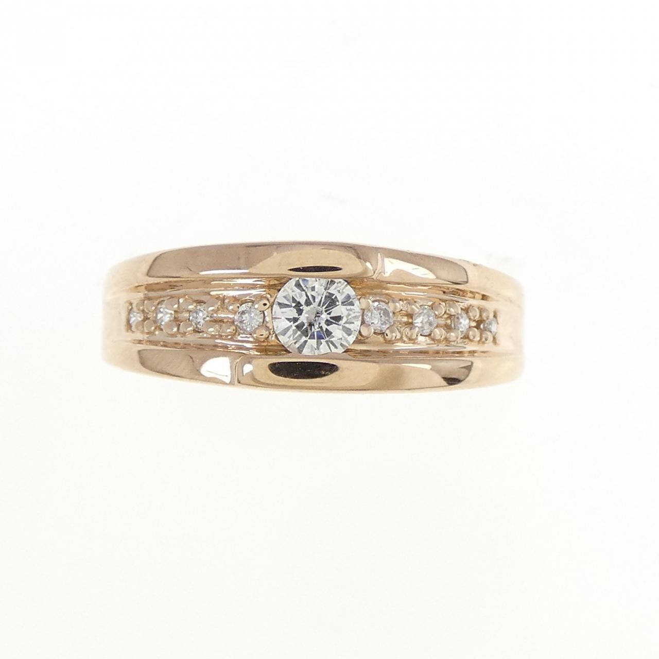 K18PG ダイヤモンド リング 0.20CT