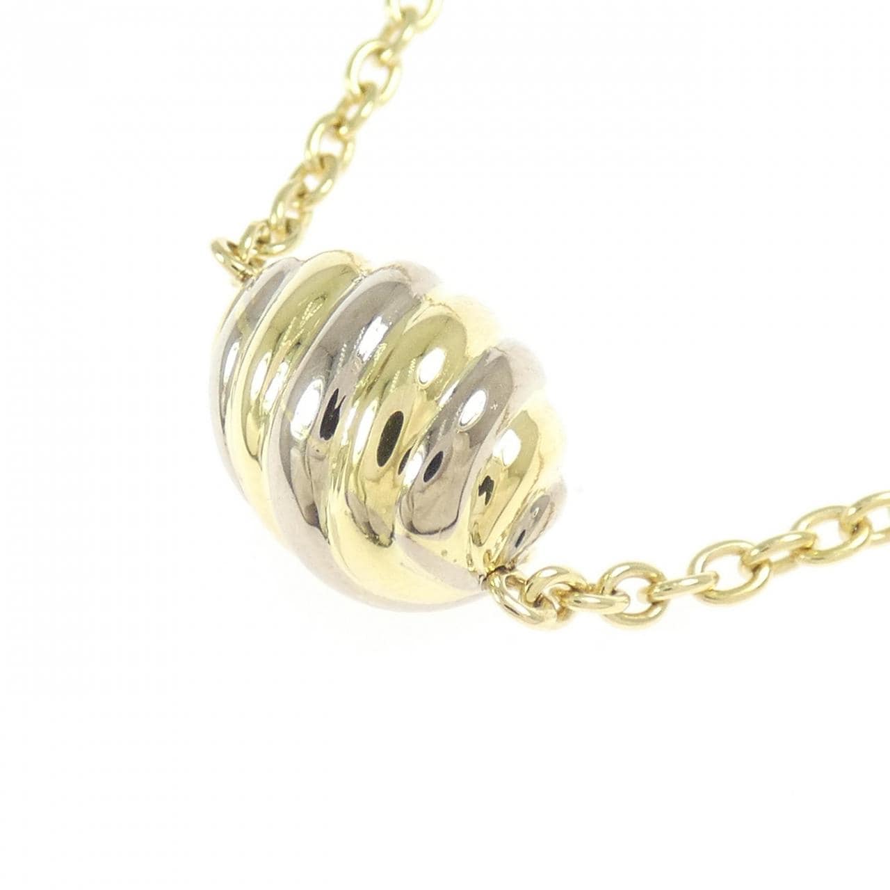 カルティエ 750YG/750WG ネックレス