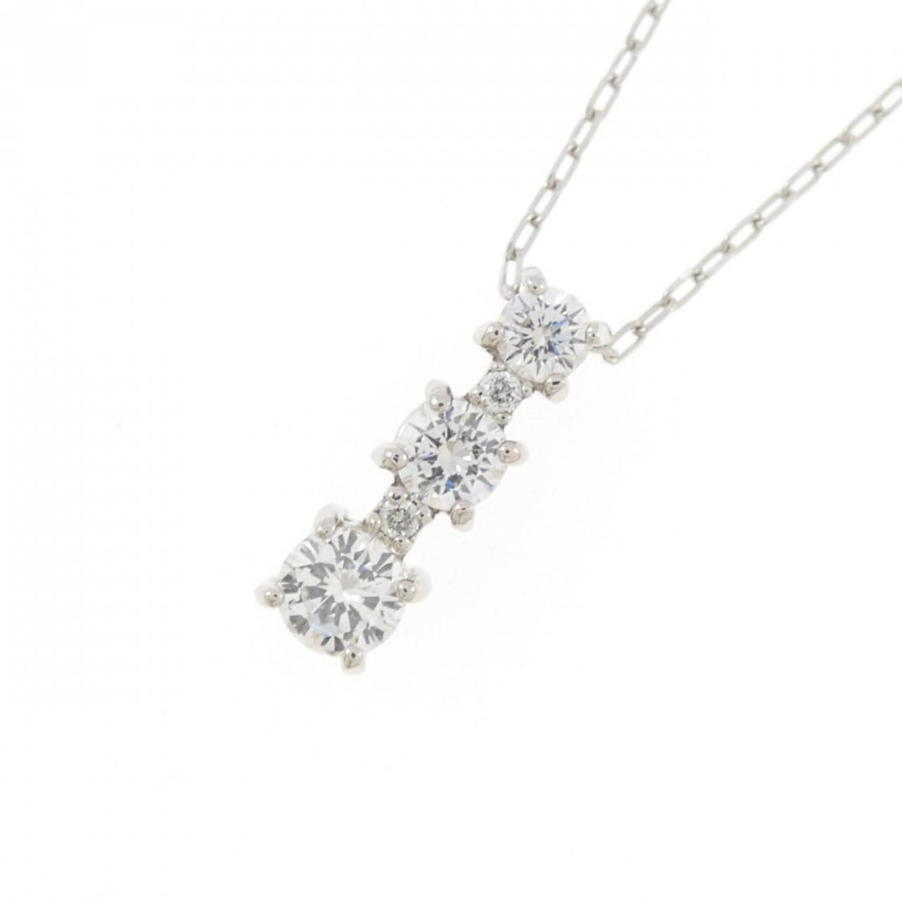 PT900/PT850 ダイヤモンド ネックレス 0.502CT