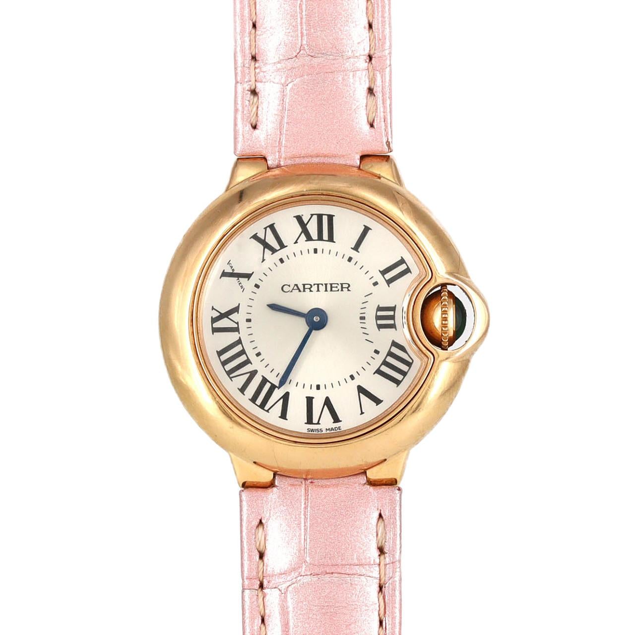 カルティエ バロンブルーSM PG W6900256 PG･RG クォーツ