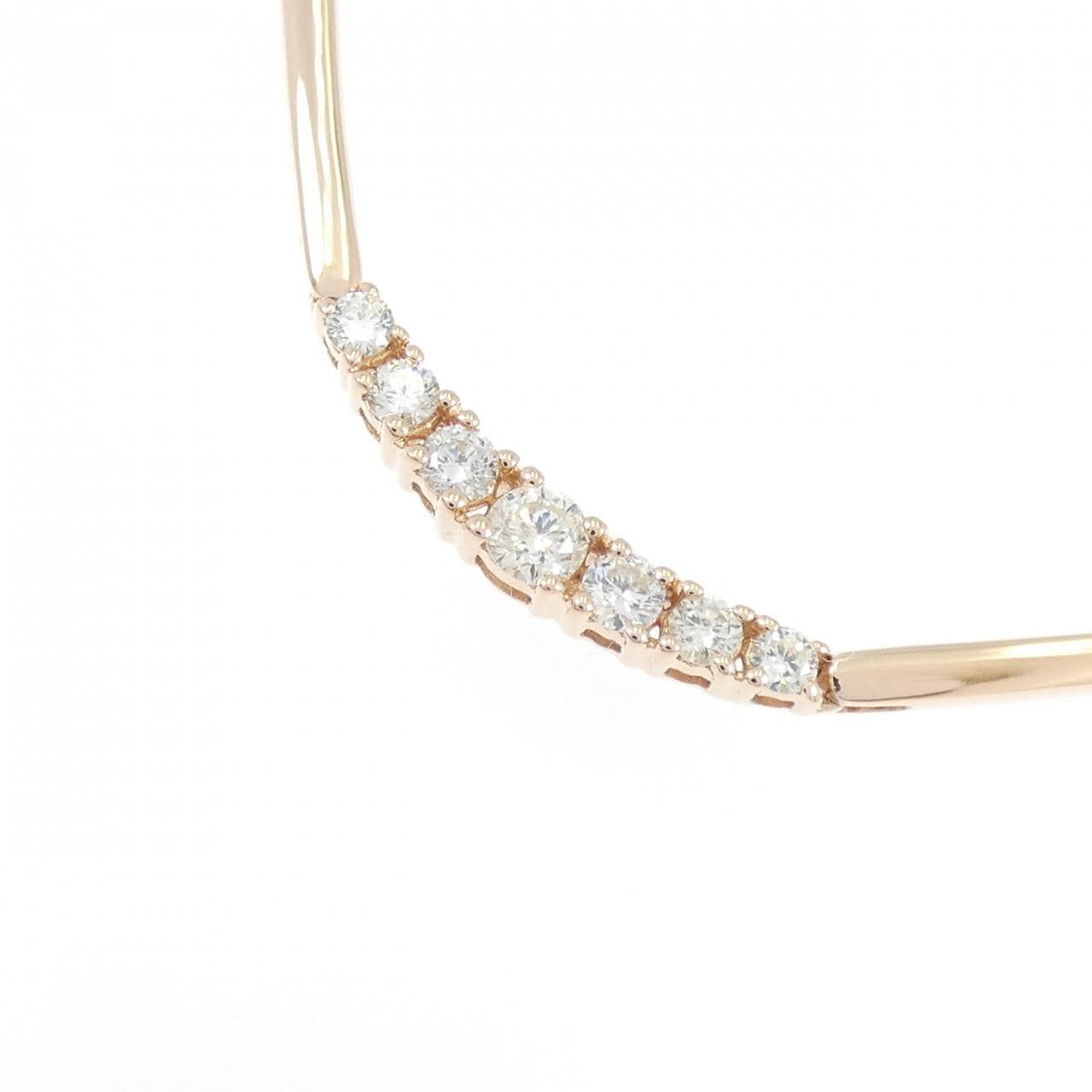 K18PG ダイヤモンド ネックレス 1.00CT