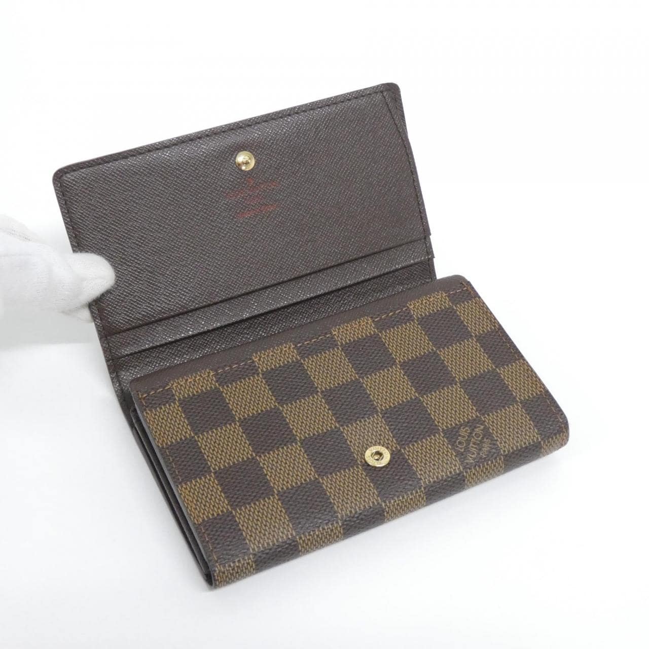 コメ兵｜ルイヴィトン ダミエ ポルトフォイユ トレゾール N61736 財布