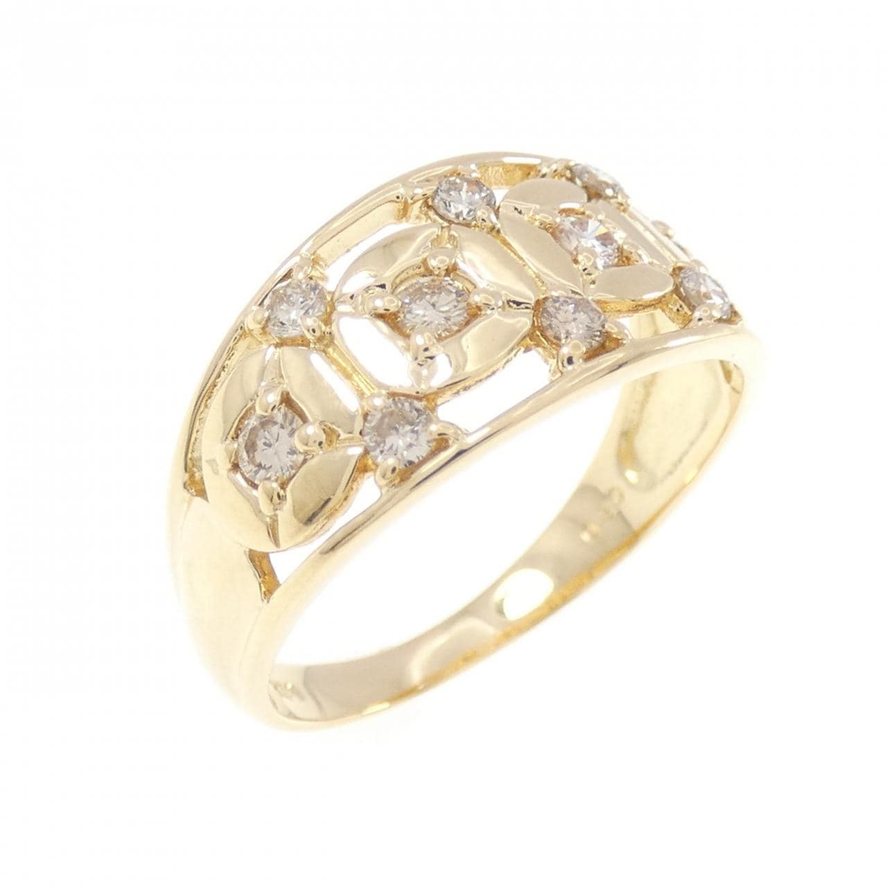 K18YG ダイヤモンド リング 0.30CT
