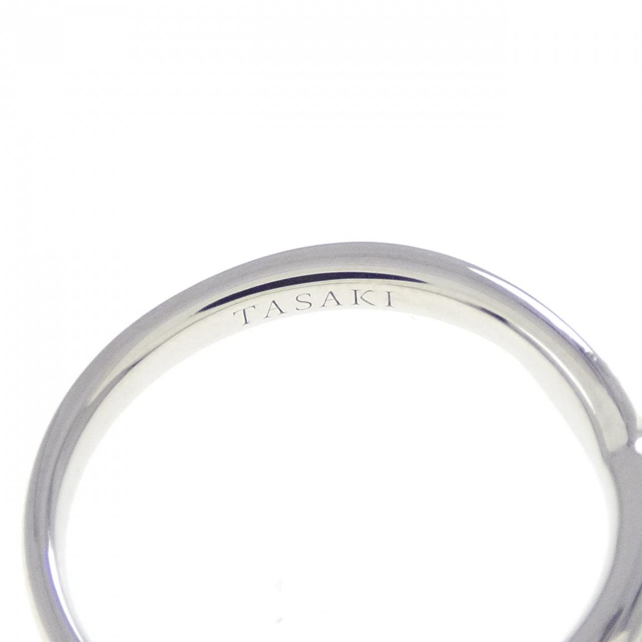 タサキ スティーレ デュアル パヴェ ライン リング 0.11CT