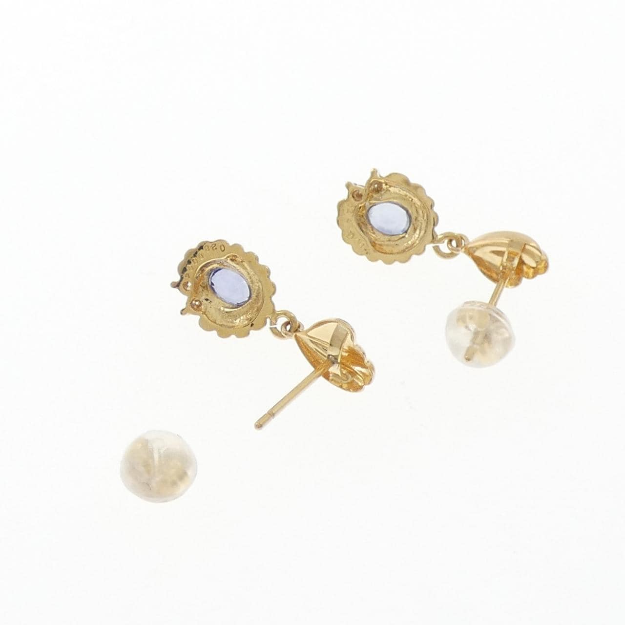 K18YG サファイヤ ピアス 0.52CT