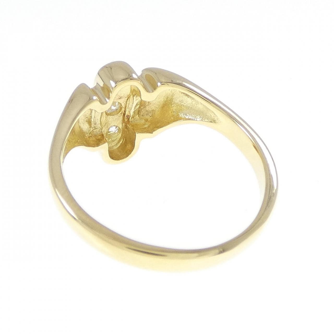 750YG ダイヤモンド リング