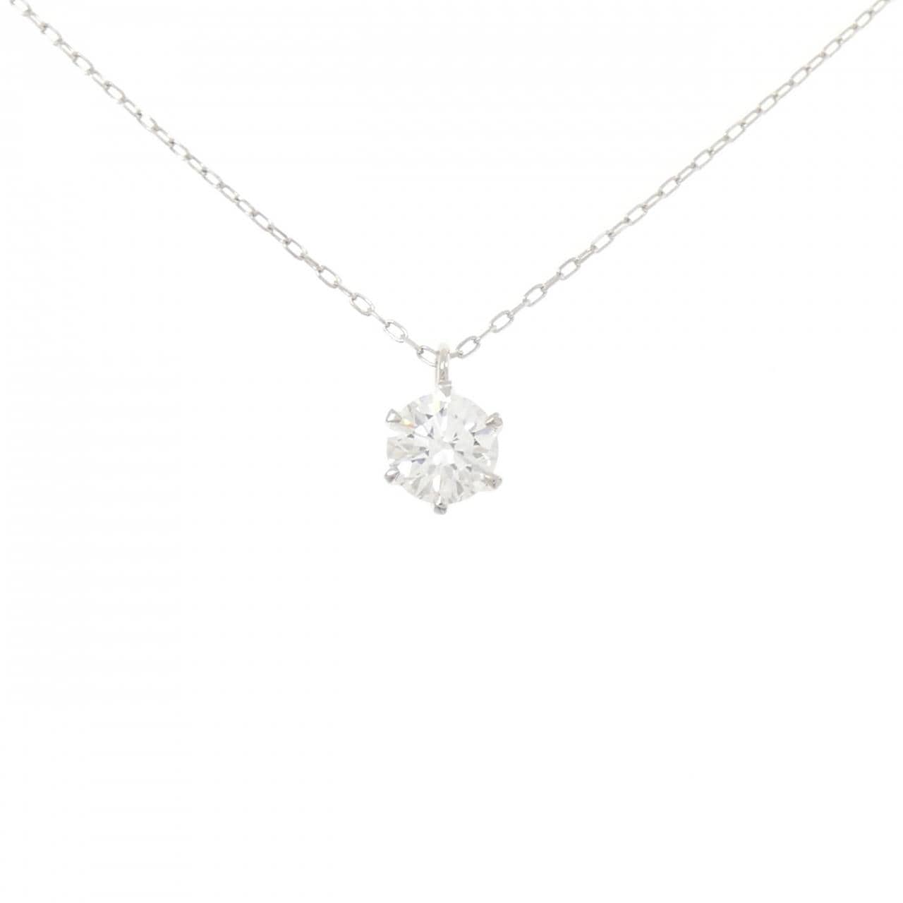 PT900/PT850 ダイヤモンド ネックレス 1.033CT F SI1 VG