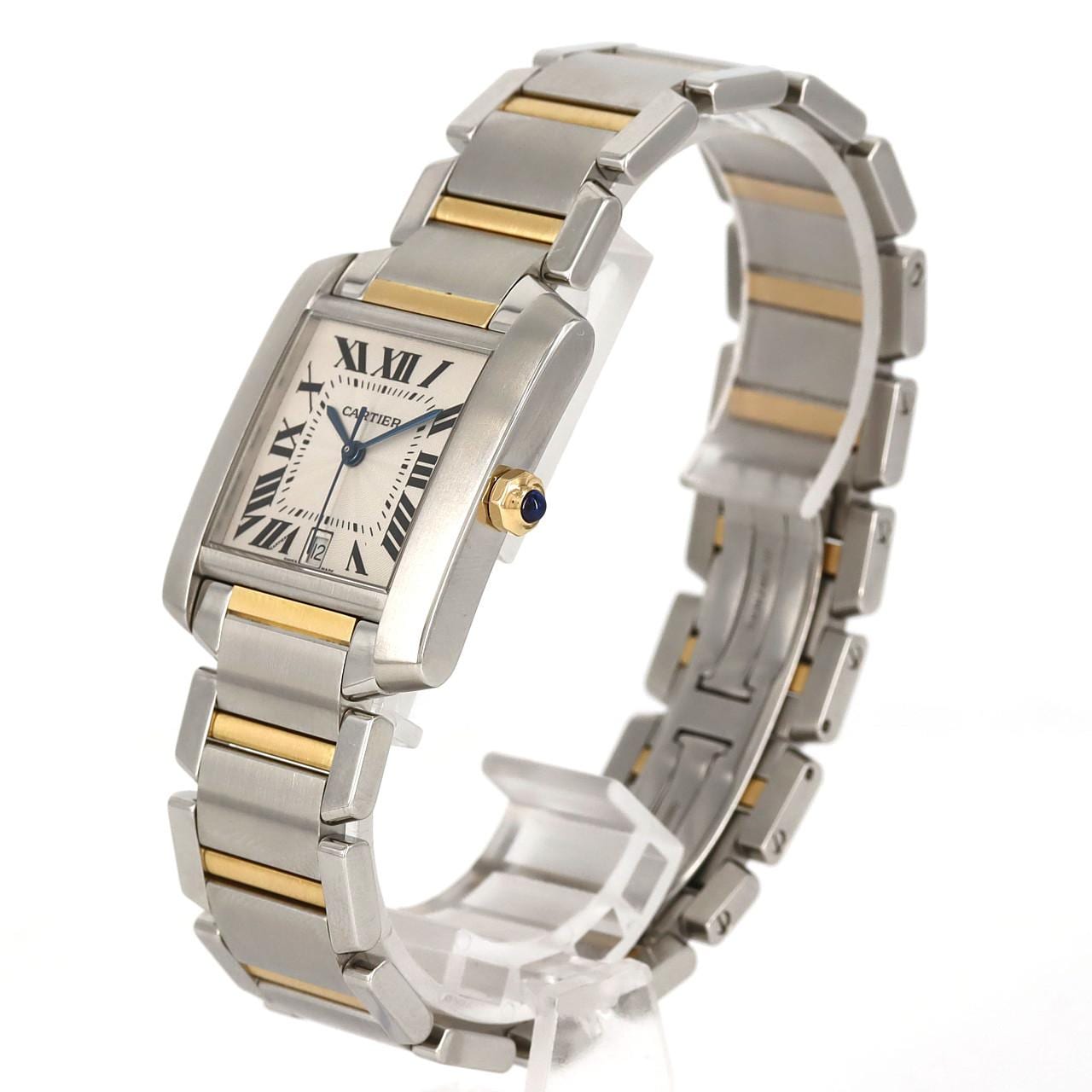 Cartier Tank Française LM Combi W51005Q4 SSxYG自動上弦