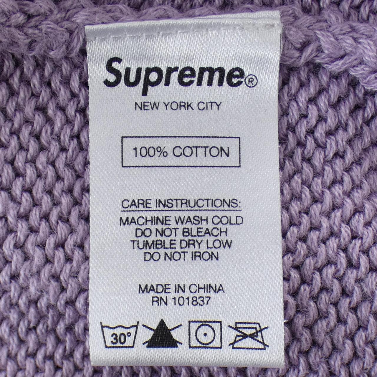 シュプリーム SUPREME BACK LOGO SWEATER ニット