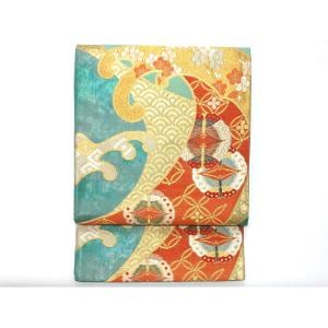 袋帯　佐賀錦　全通柄