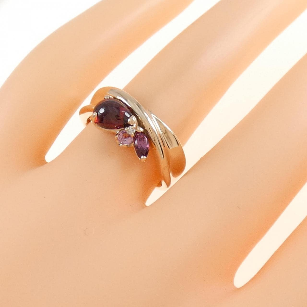 K10PG Garnet ring