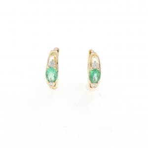 K18YG エメラルド ピアス