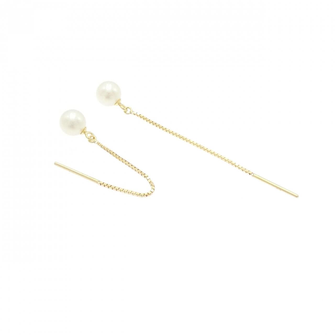 K18YG アコヤパール ピアス 5.5mm