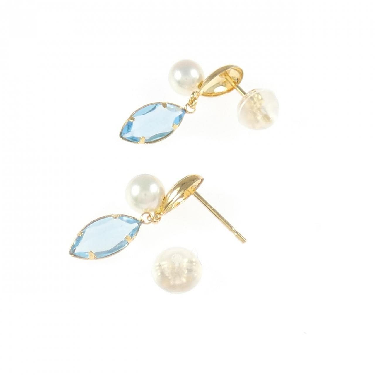 K18YG アコヤパール ピアス 4.5mm