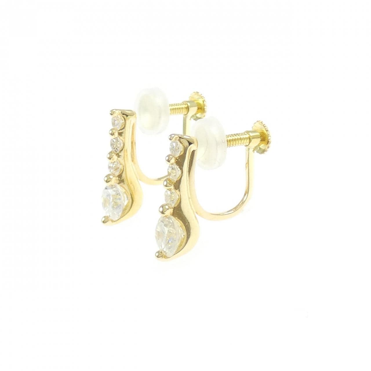 K18YG ダイヤモンド イヤリング 0.90CT