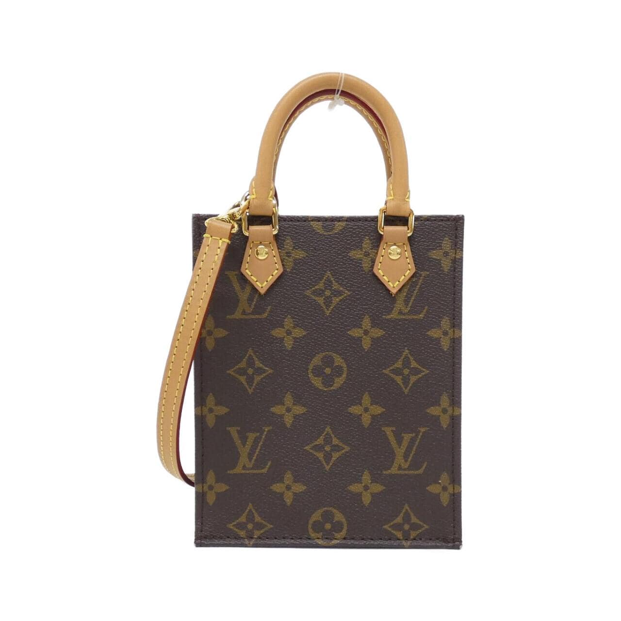 LOUIS VUITTON Monogram Petite Sac Plat M69442 Bag