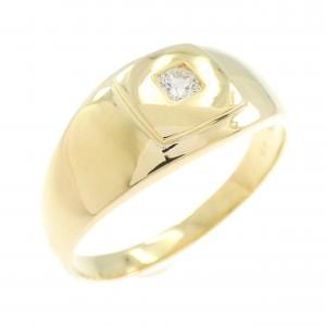 【新品】K18YG ダイヤモンド リング 0.10CT