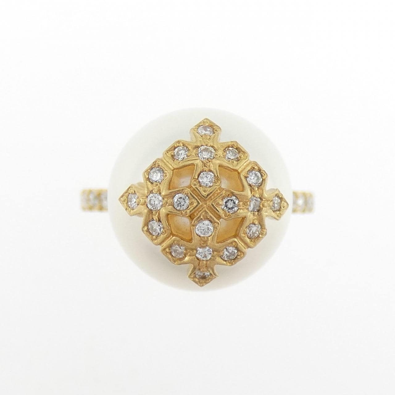 ローリーロドキン 白蝶パール リング 12mm