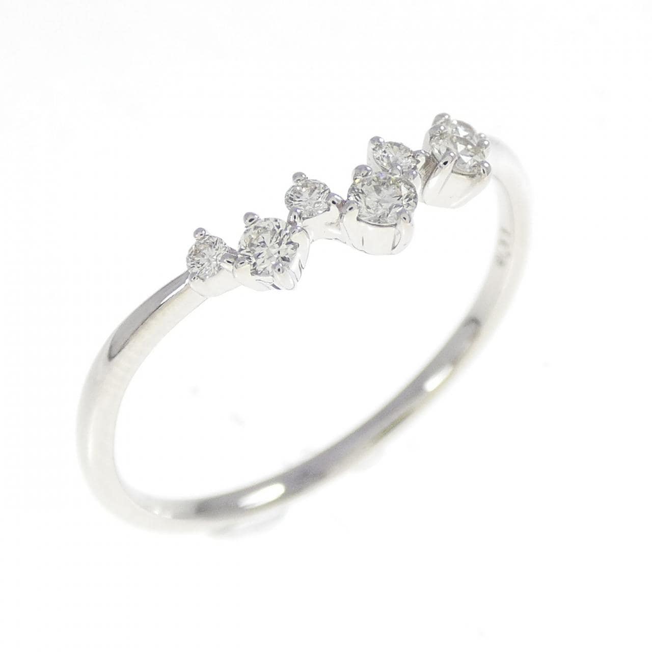 PT950 ダイヤモンド リング 0.11CT