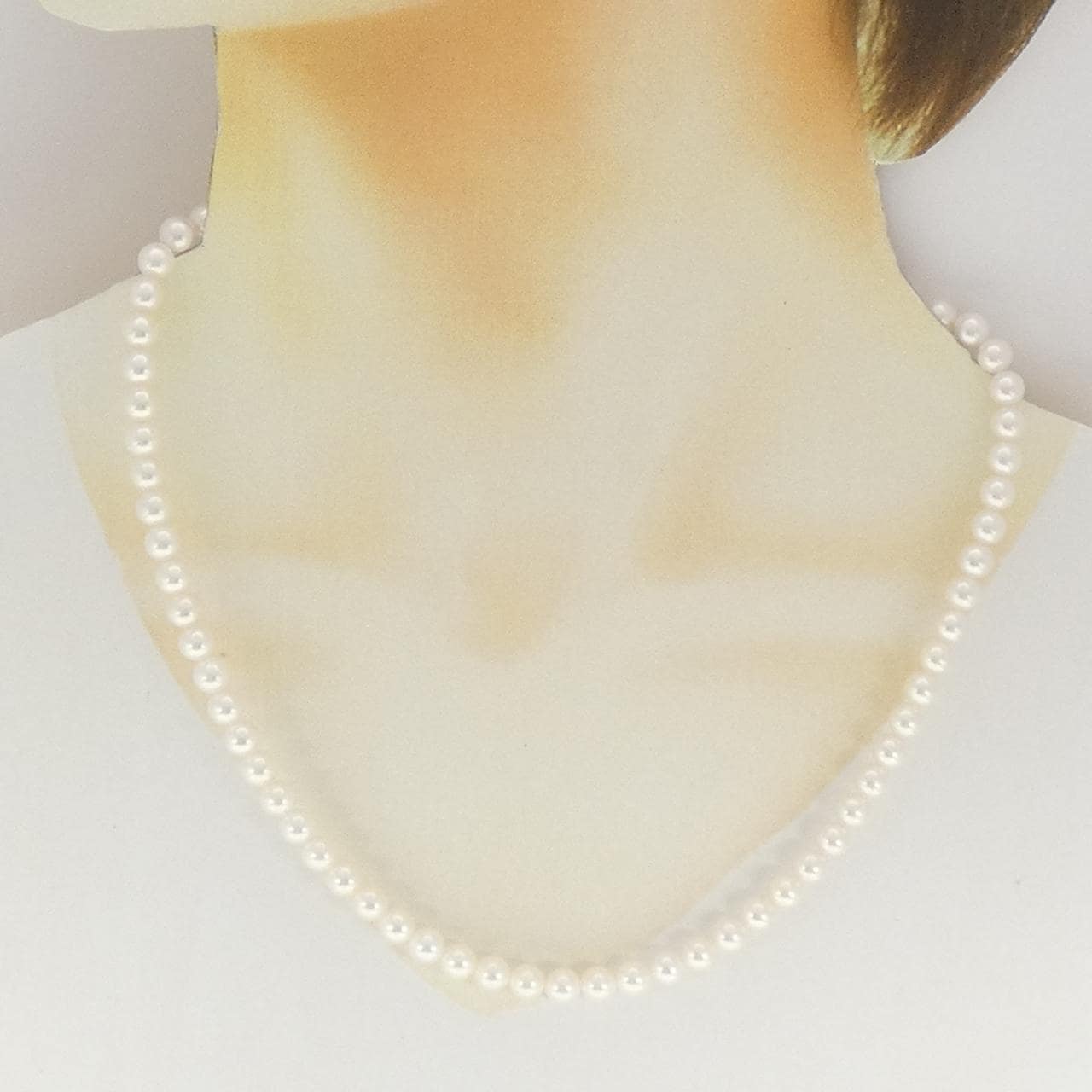 シルバークラスプ アコヤパール ネックレス 5.5-6mm