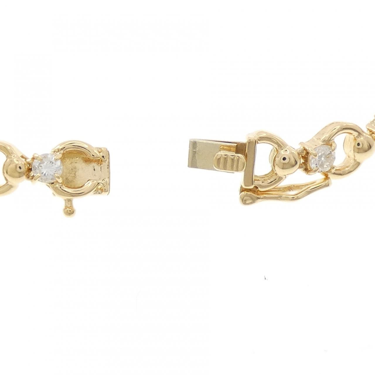 K18YG ダイヤモンド ブレスレット 2.03CT
