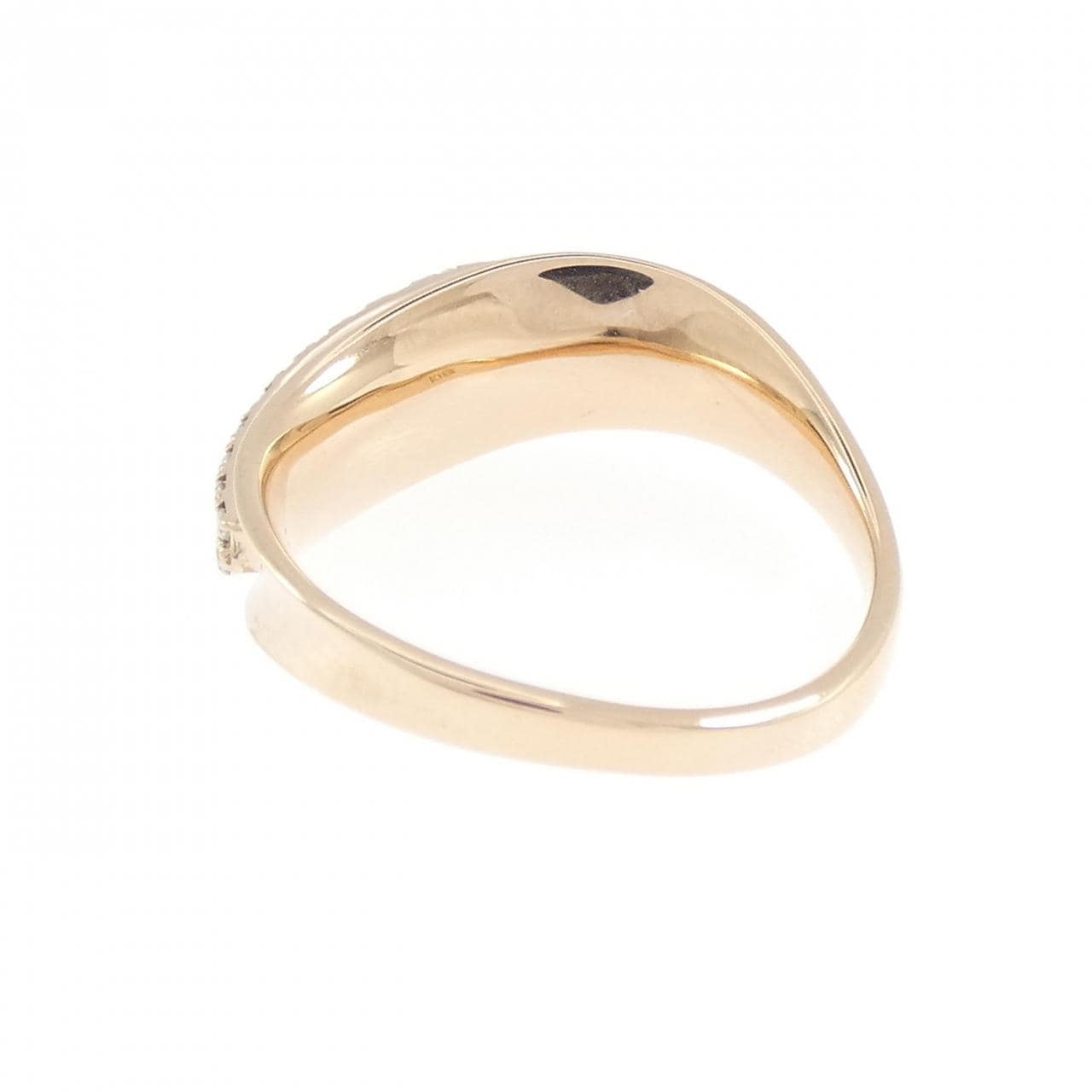 K18PG ダイヤモンド リング 0.35CT