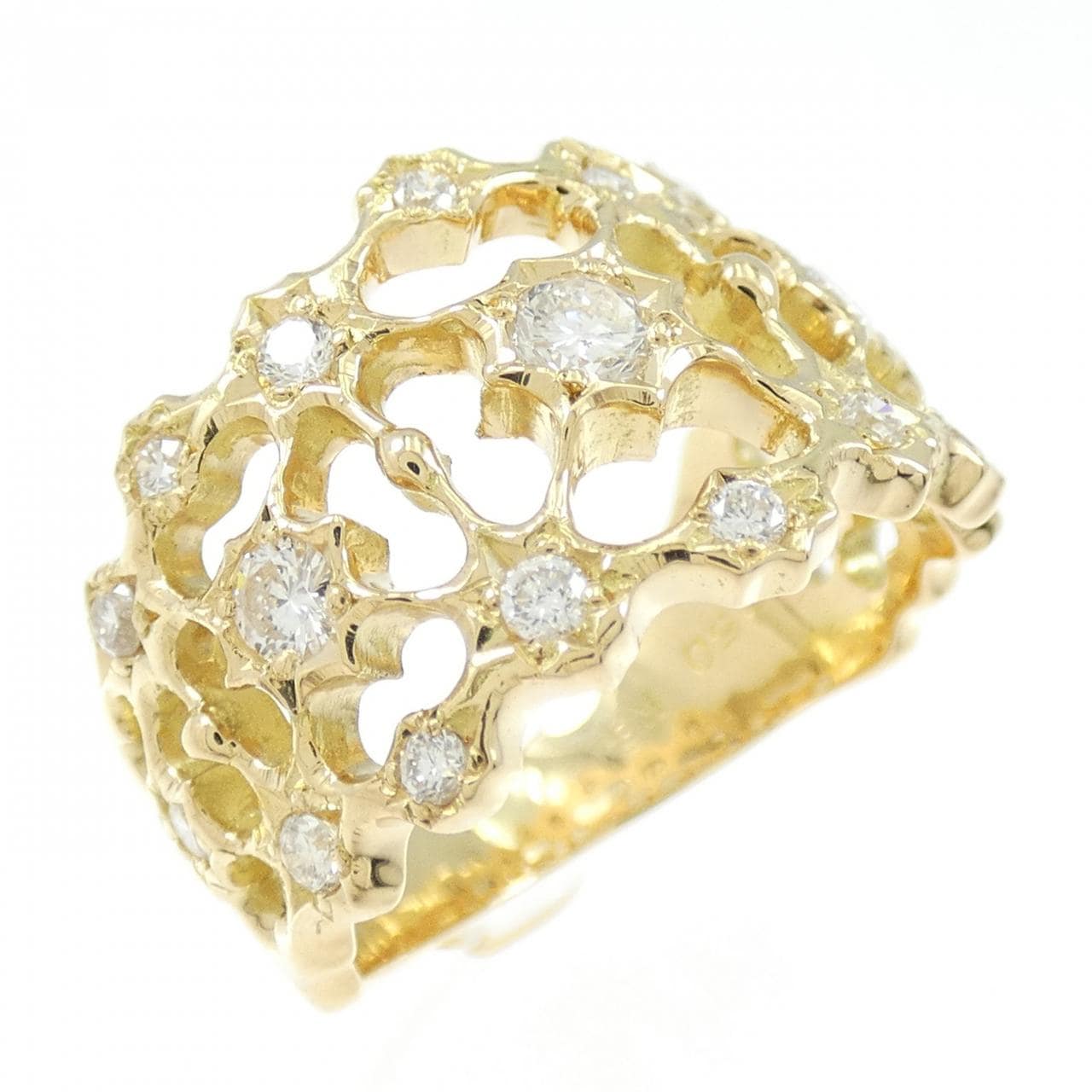 K18YG ダイヤモンド リング 0.50CT