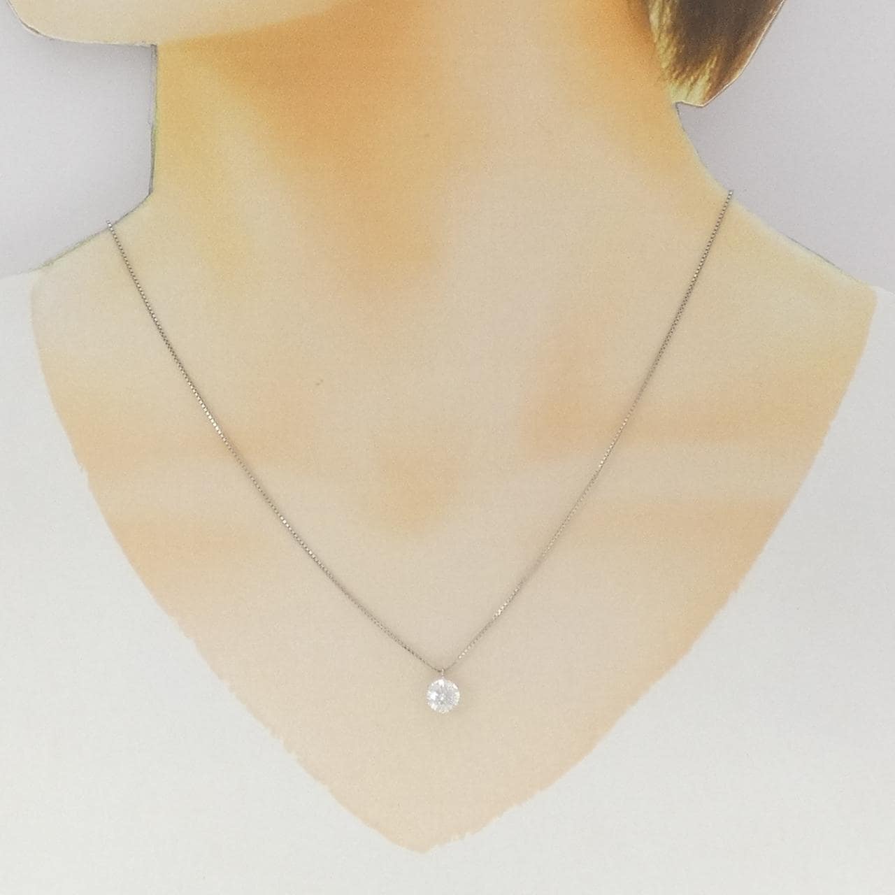 PT900/PT850单钻鑽石項鍊，1.02克拉