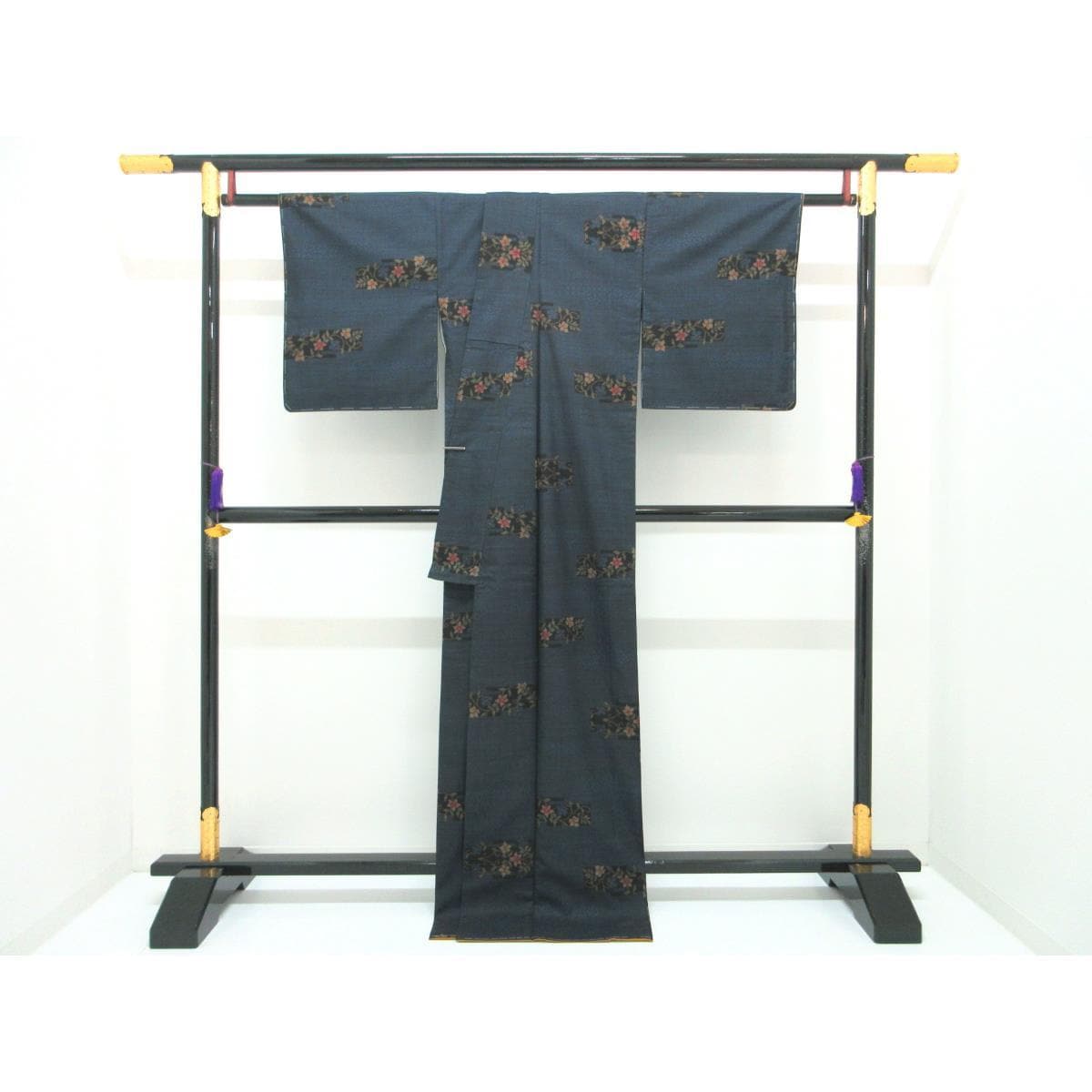 【未使用品】紬　本場奄美大島紬　七マルキ　証紙付
