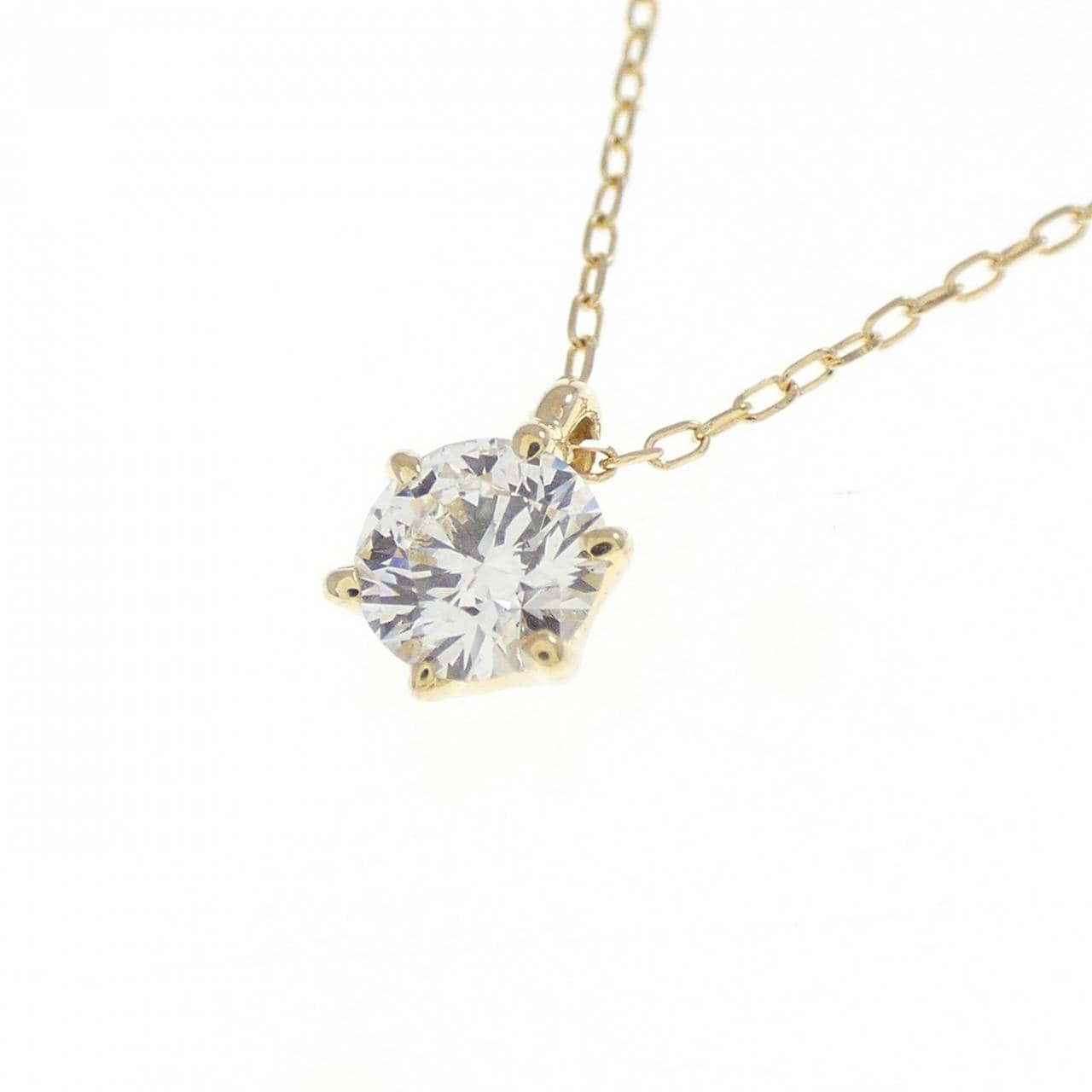 K18YG ダイヤモンド ネックレス 0.268CT D VVS1 VG