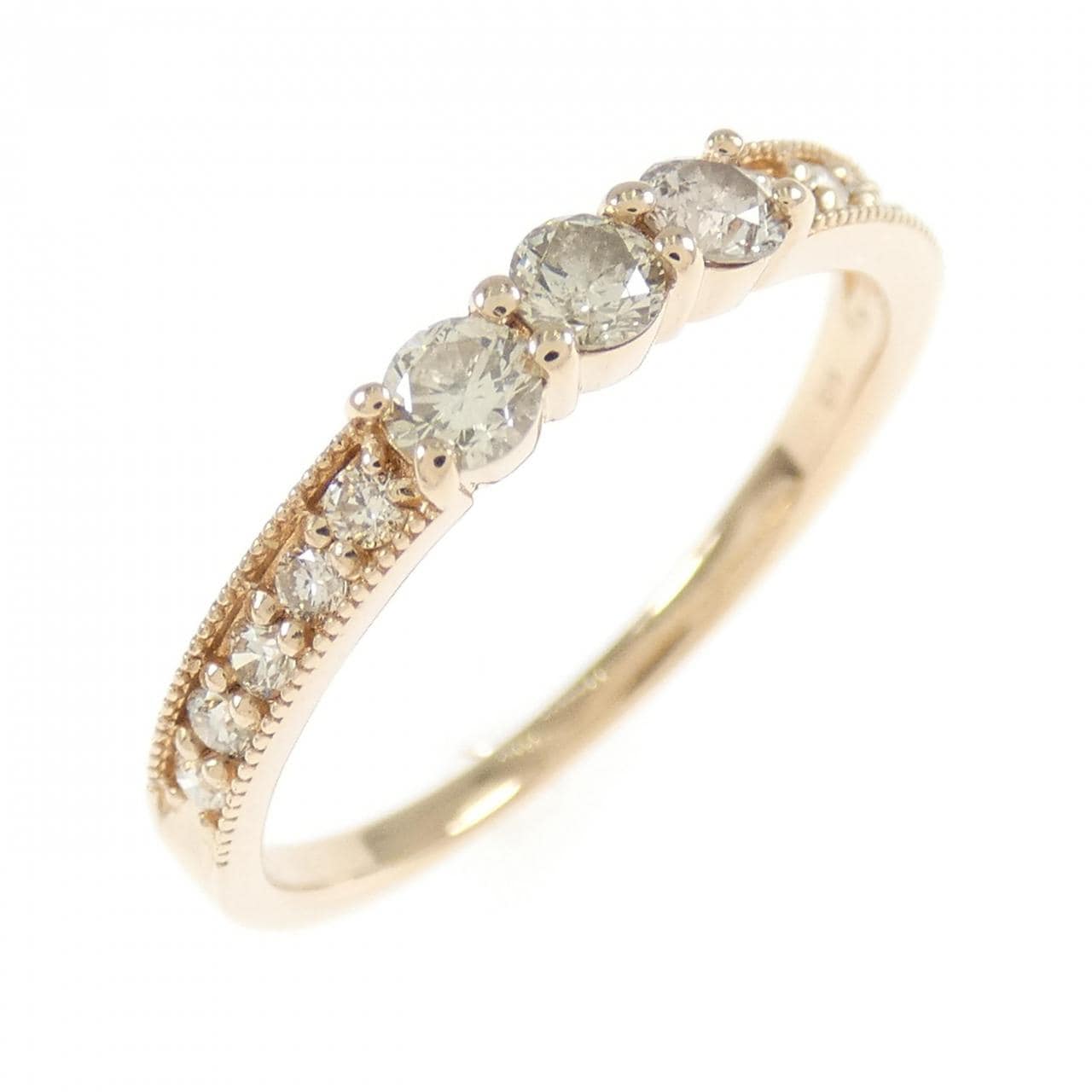 K18PG ダイヤモンド リング 0.34CT